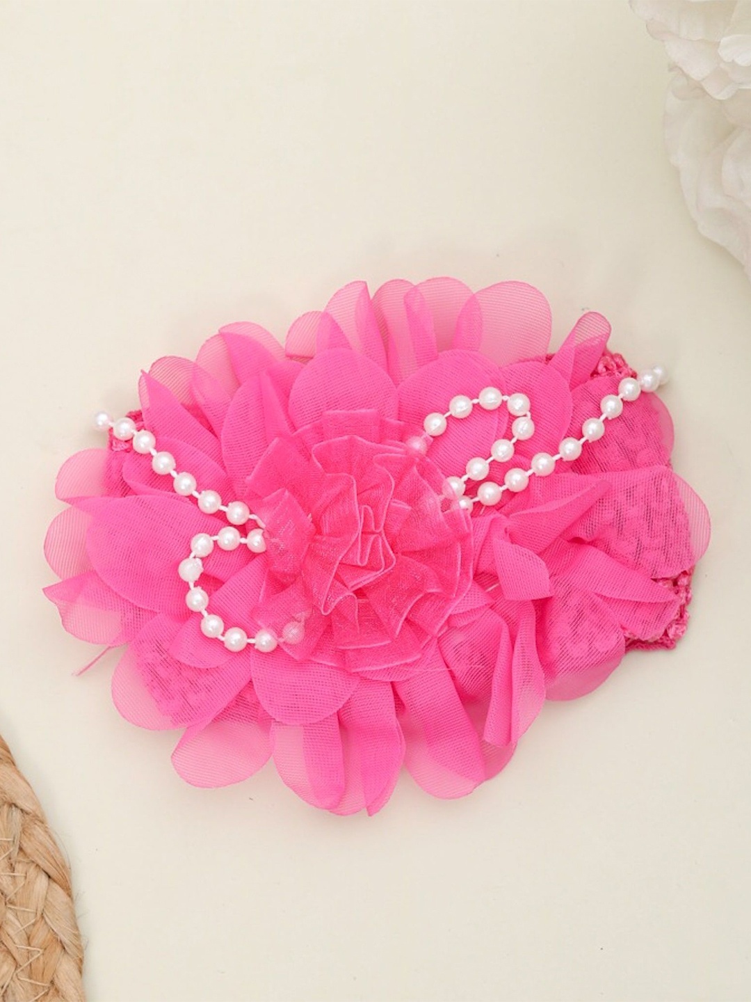 

Yellow Bee Girls Hairband, Fuchsia