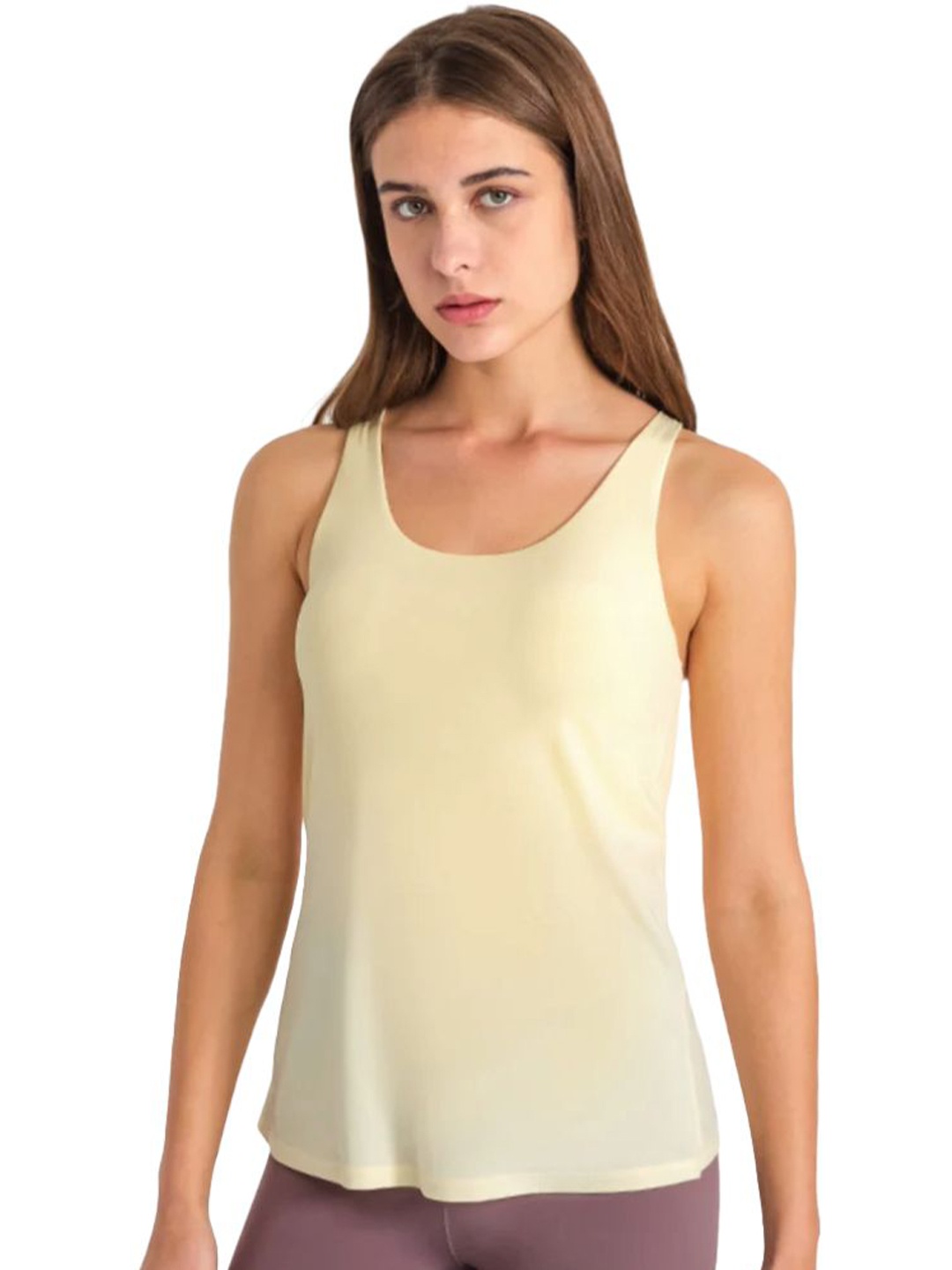 

RYZ Styled Back Top, Yellow