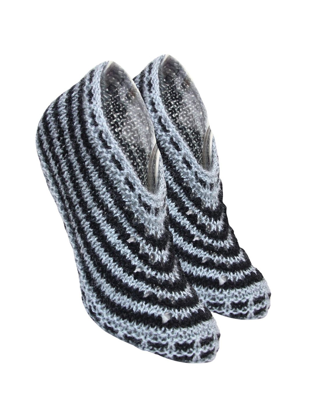

BAESD Women Striped Low Cut Ankle-Length Socks, Grey