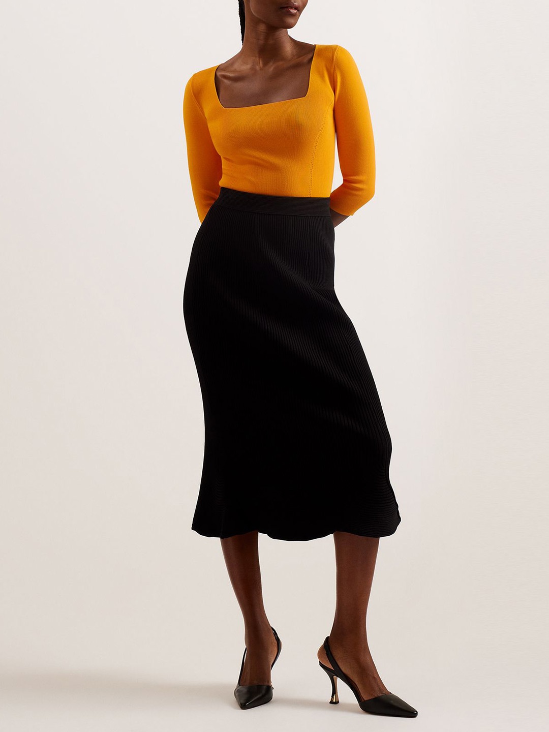 

Ted Baker Top, Orange