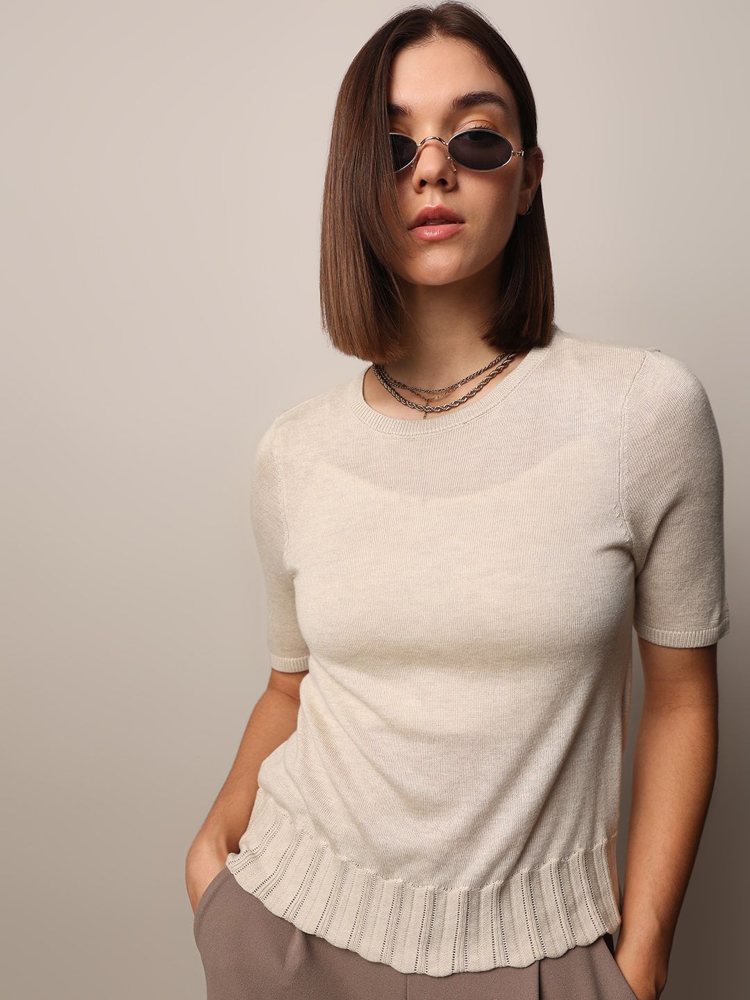 

ONLY Top, Beige