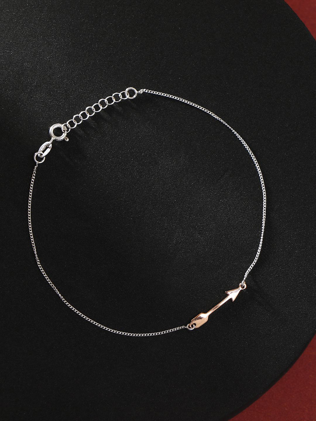 

925 By Adwitiya 92.5 Sterling Silver Plated Anklet