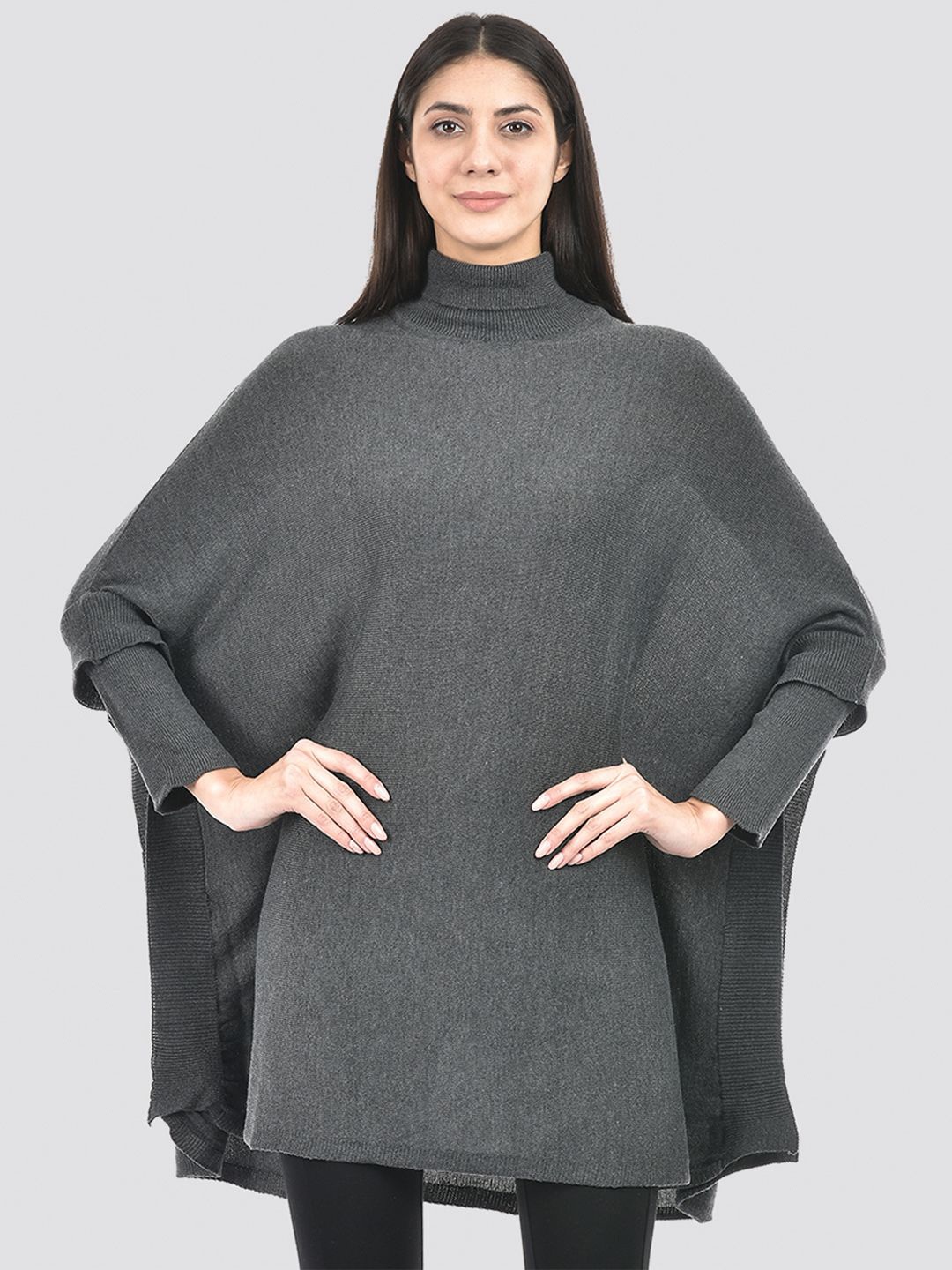 

American Eye Women Longline Pullover, Grey
