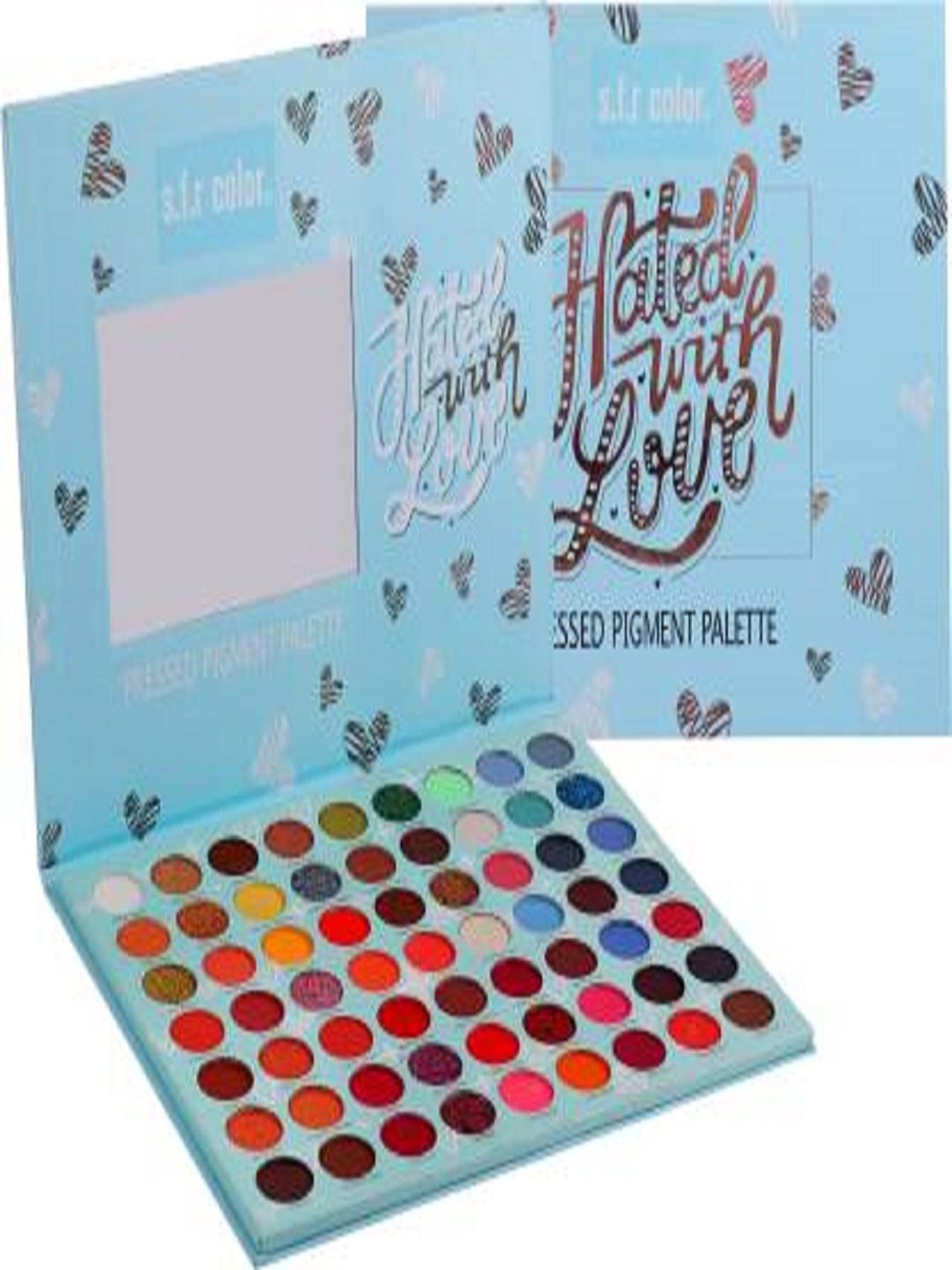 

Huda crush Pressed Pigment Eyeshadow Palette 69 g - 63 Shades, Red