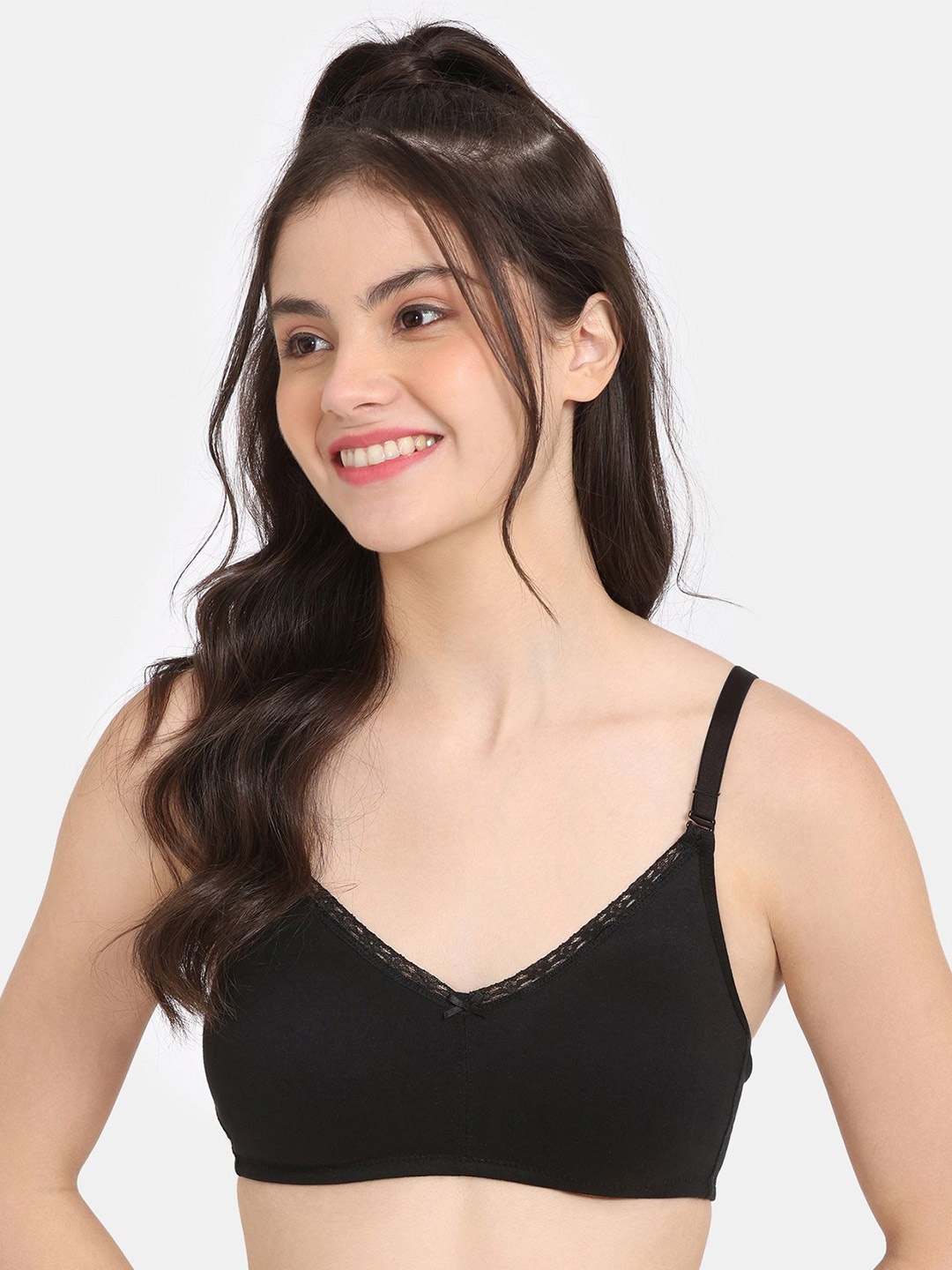 

Rosaline by Zivame Bra Full Coverage, Black