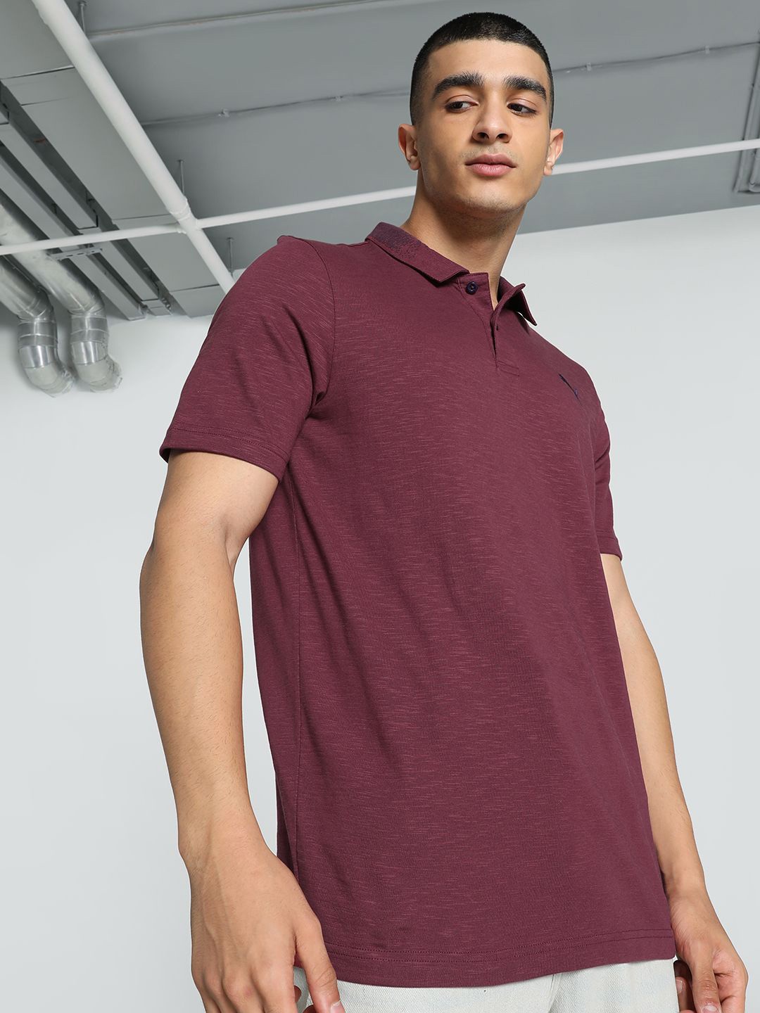 

Puma ESS Men Slub Polo Tshirts, Maroon