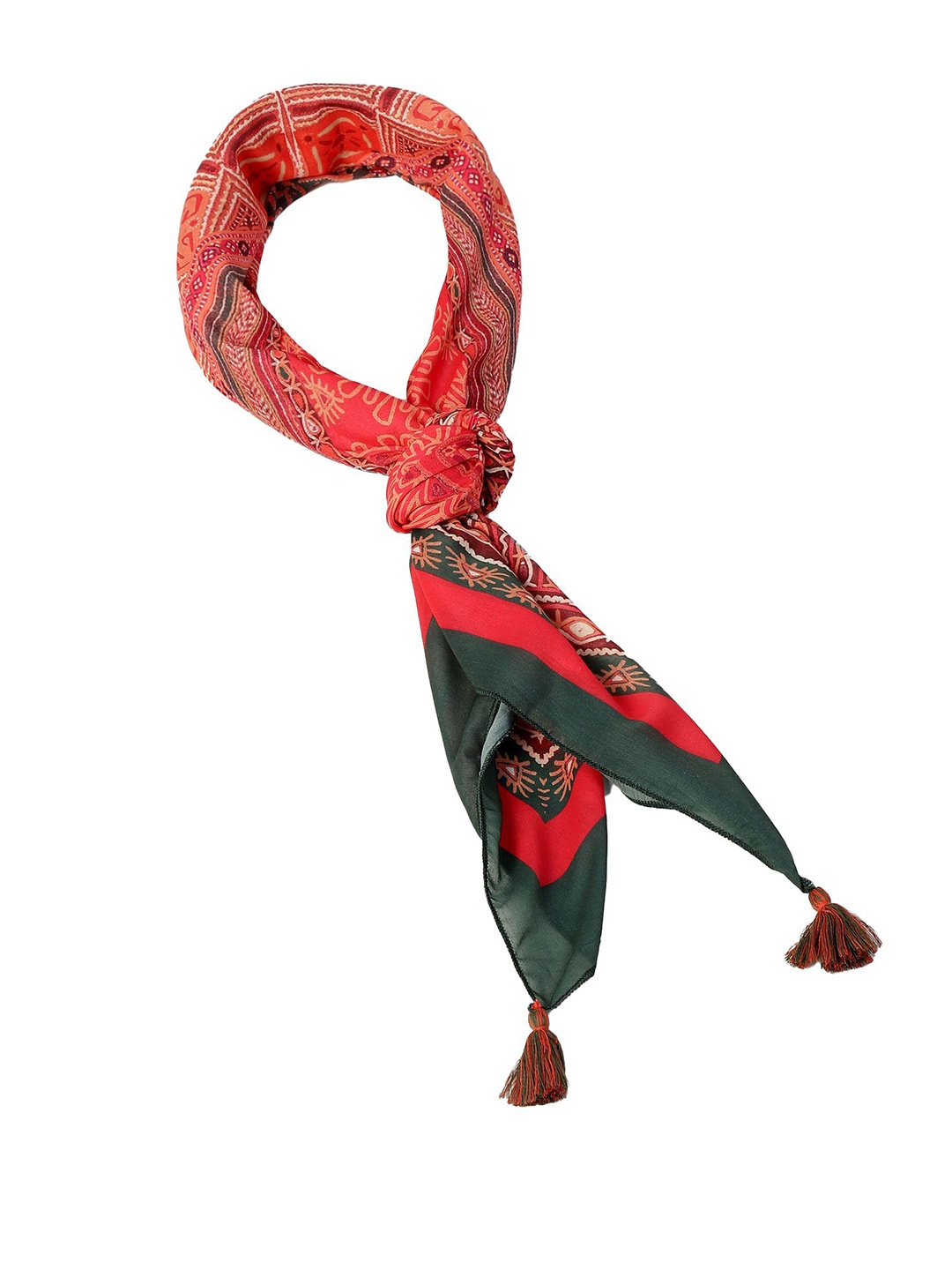 

aarke Ritu Kumar Women Printed Scarf, Pink