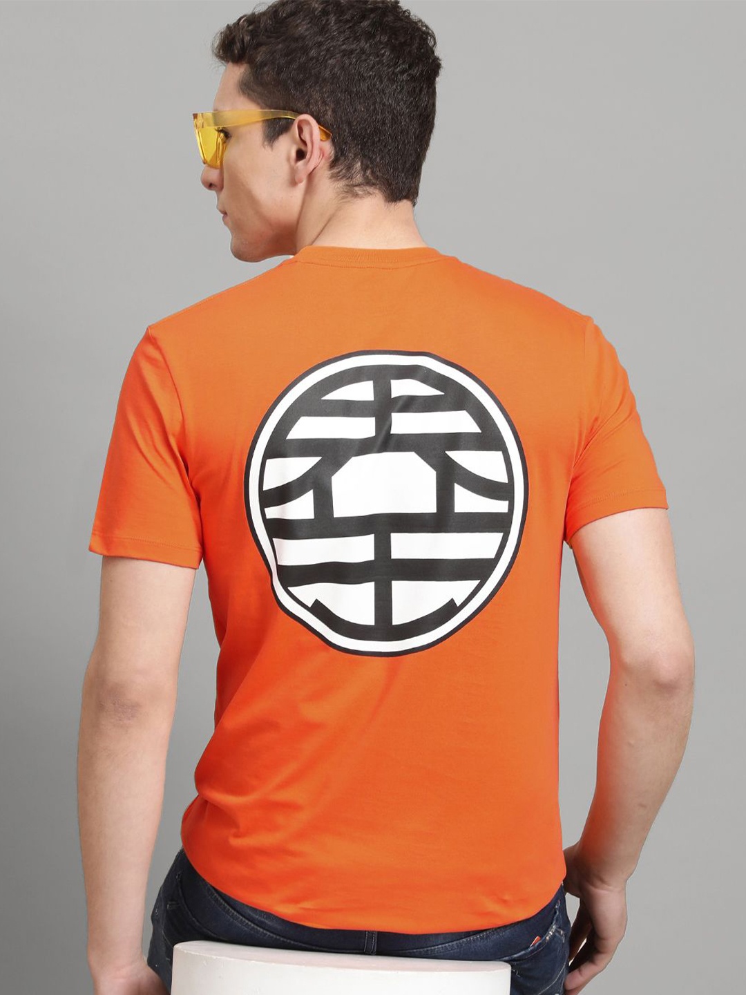 

Free Authority Dragon Ball Z Printed Pure Cotton Tshirts, Orange