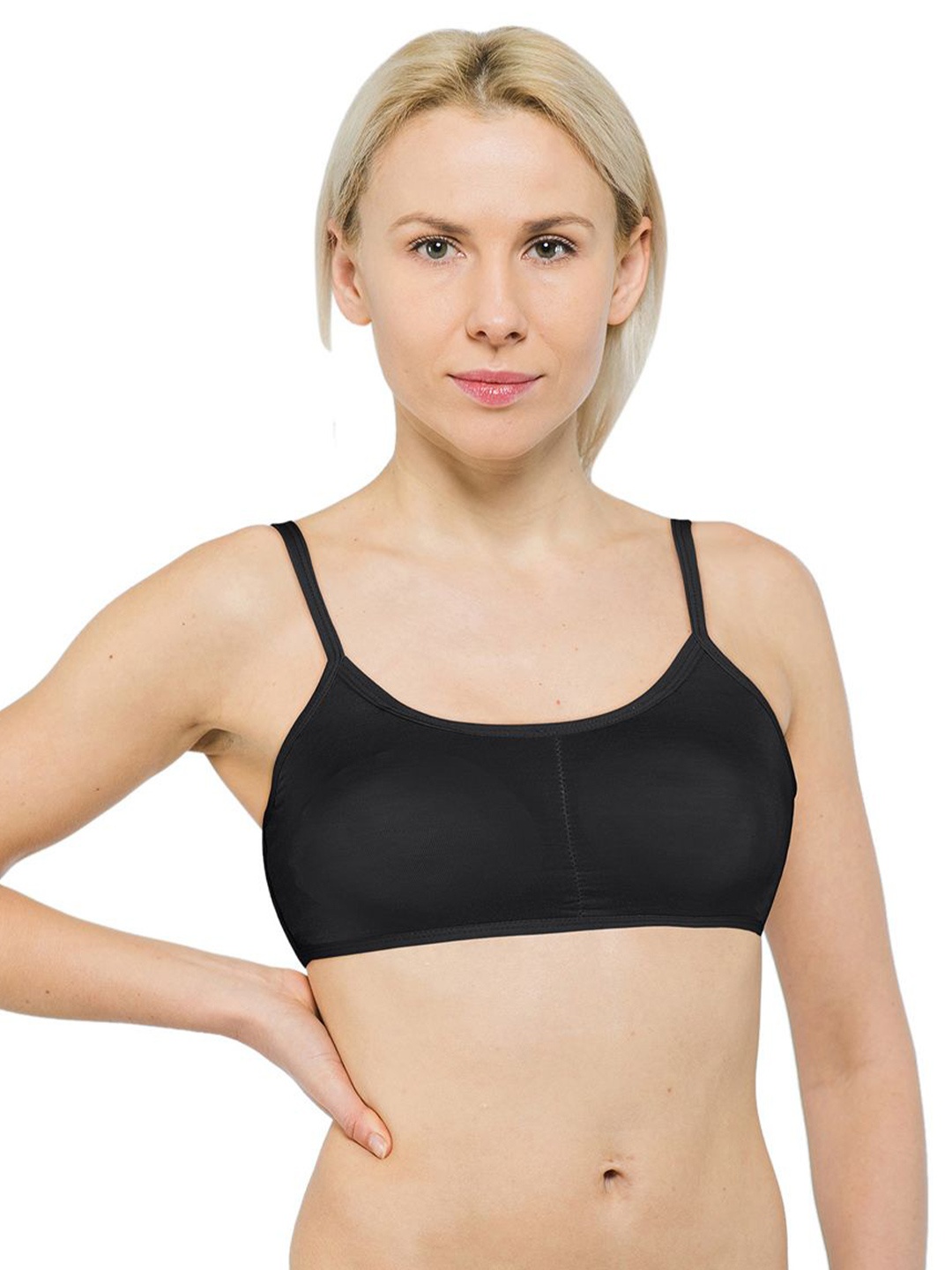 

INDIROCKS Bra Full Coverage Underwired Lightly Padded, Black