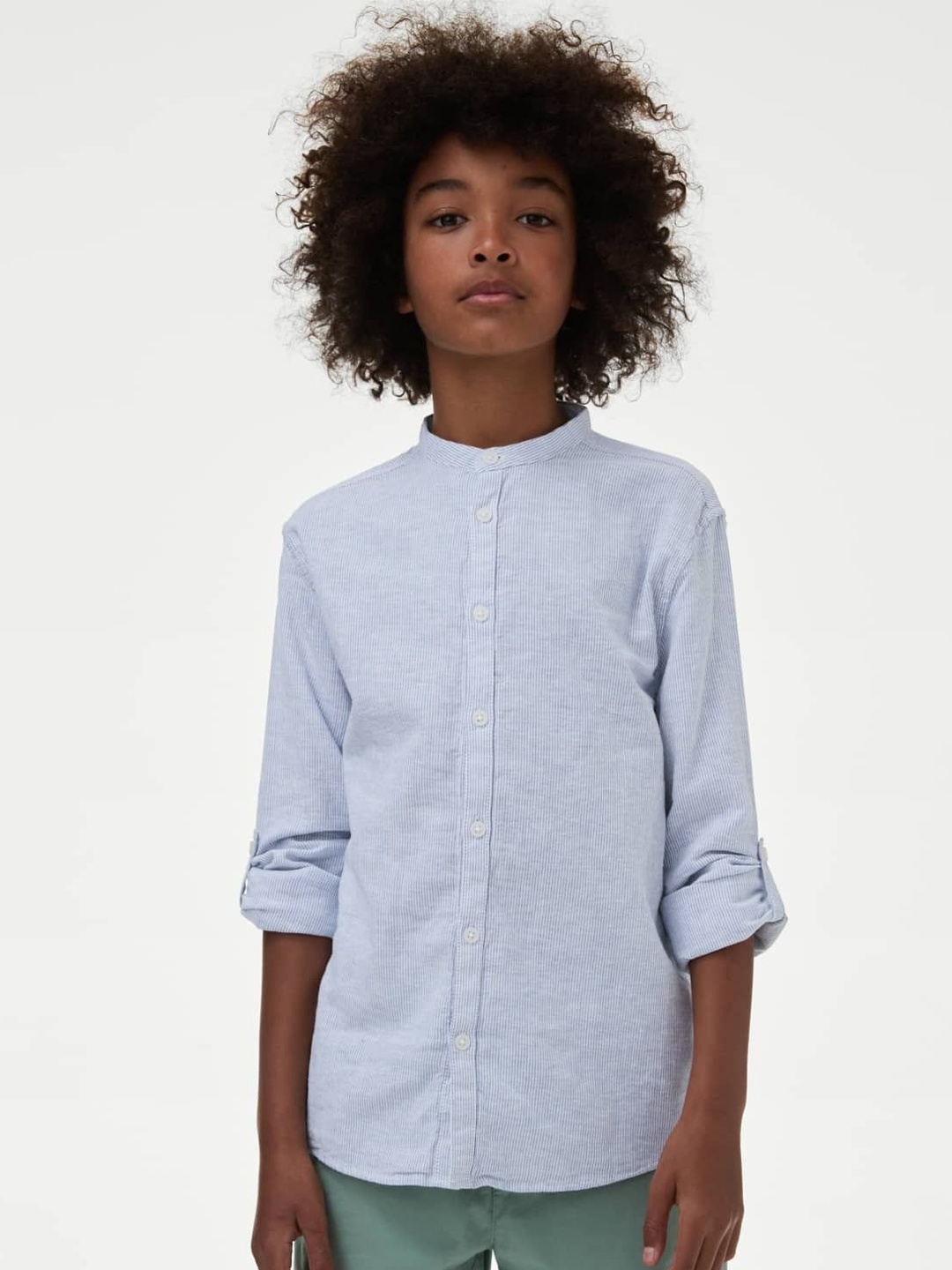 

Marks & Spencer Boys Opaque Casual Shirt, Blue