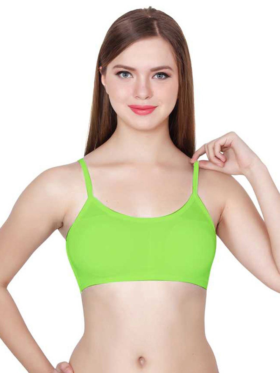 

INDIROCKS Bra Full Coverage Underwired Lightly Padded, Green