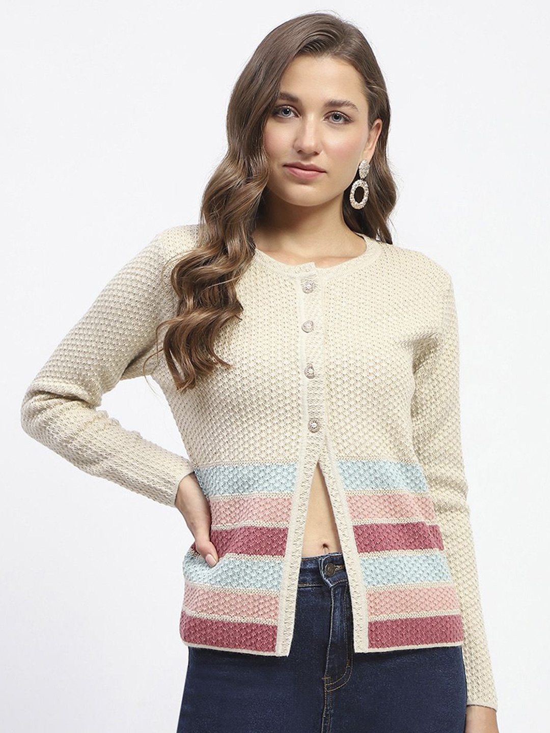 

Madame Women Cardigan, Beige