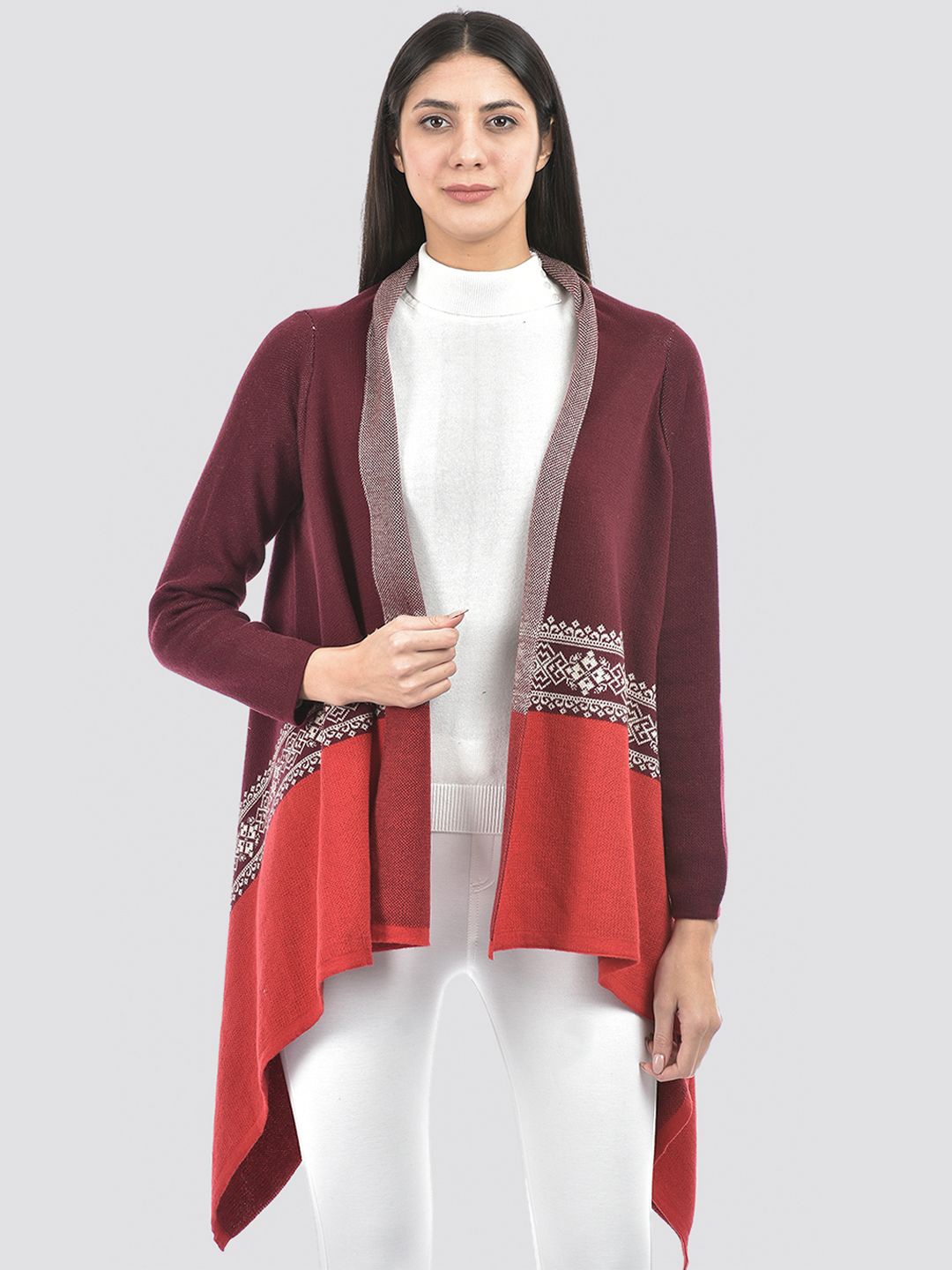 

American Eye Women Shrug, Maroon