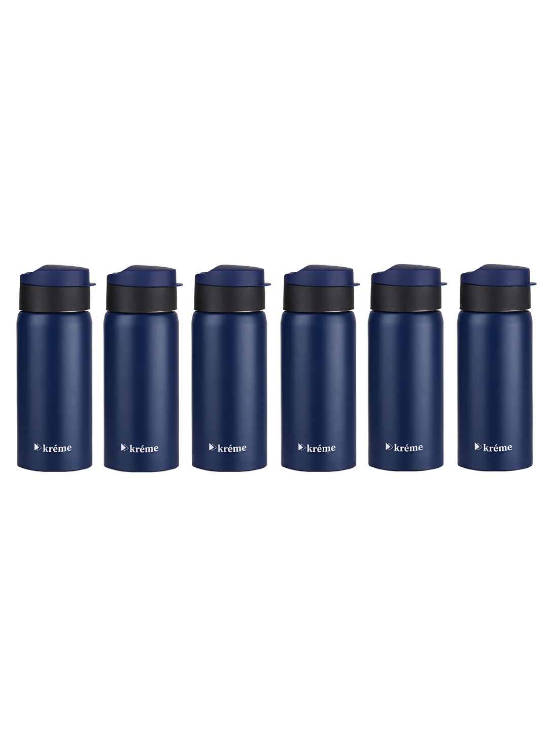 

Kreme BUNNY Blue 6 Pieces Stainless Steel Printed Double Wall Vacuum Water Bottle-600 ml