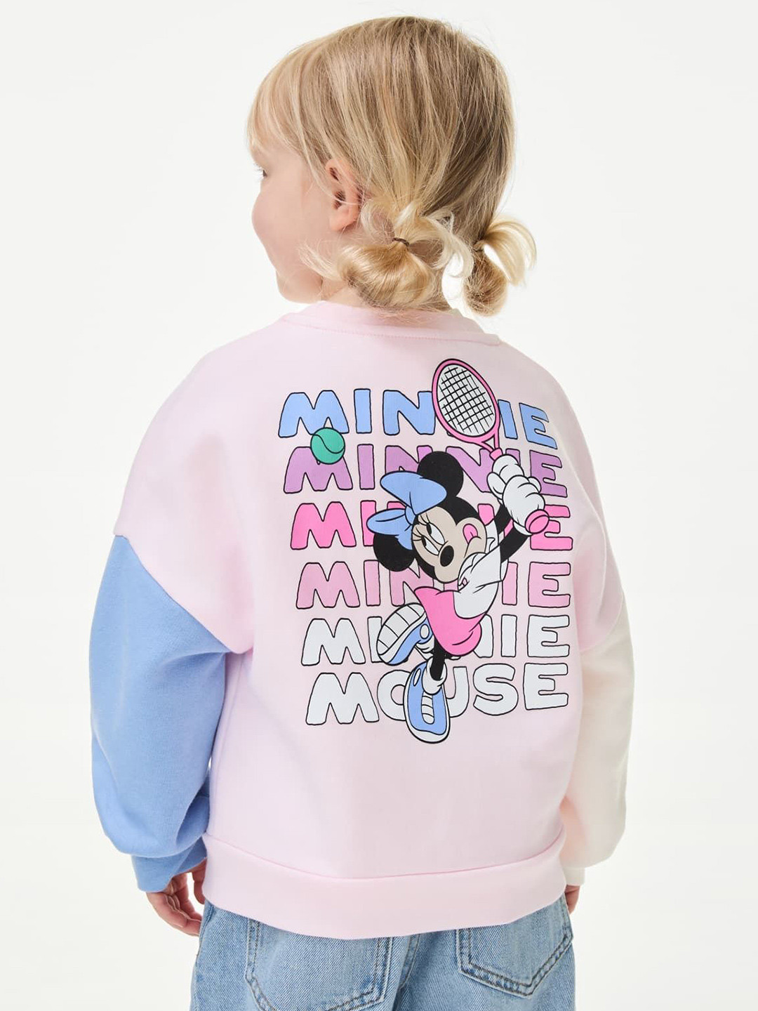

Marks & Spencer Girls Printed Sweatshirt, Pink