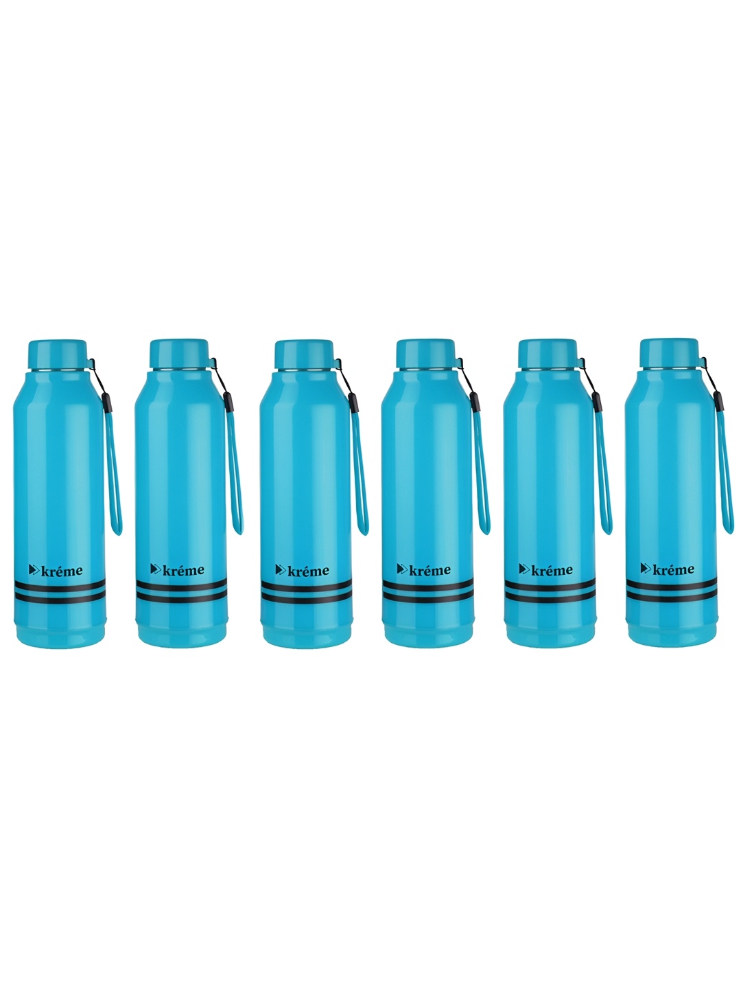 

Kreme ADVTR Blue 6 Pieces Brand Logo Printed Double Wall Vacuum Water Bottle 750ml