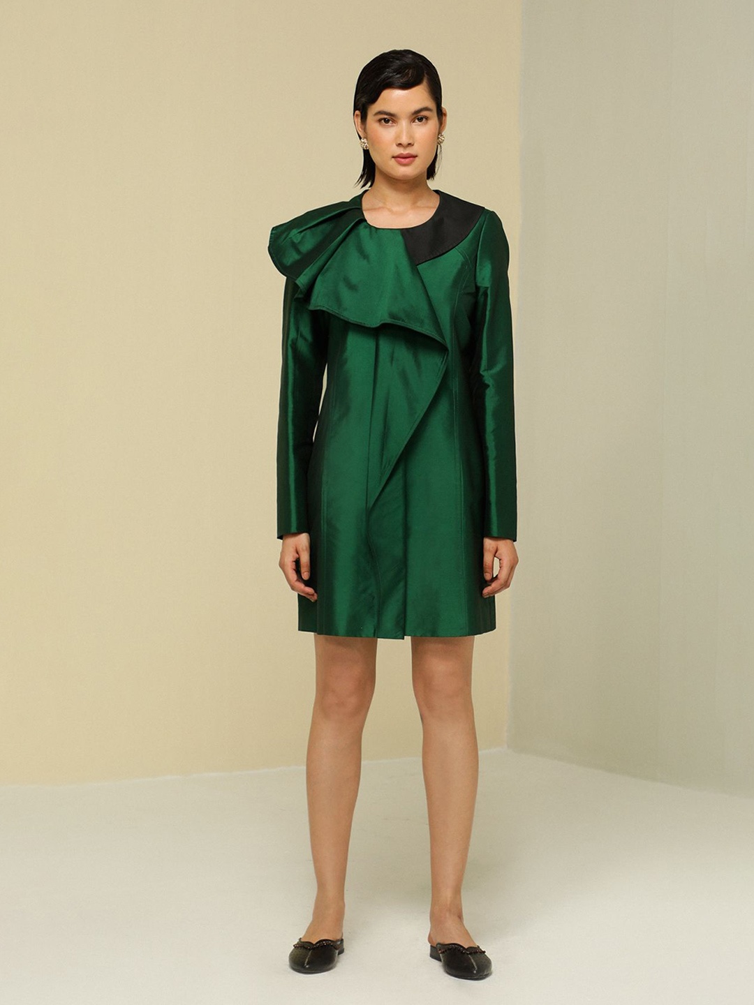 

ZAITRA A-Line Dress, Green