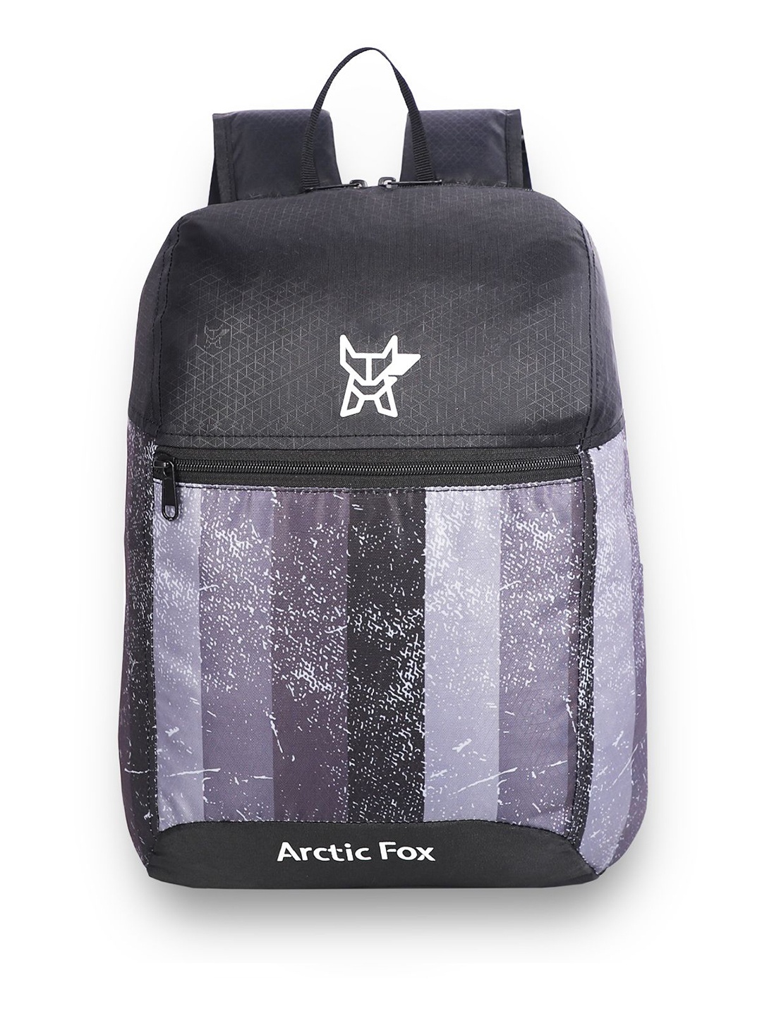 

Arctic Fox Unisex Brand Logo Backpack with Compression Straps, Black