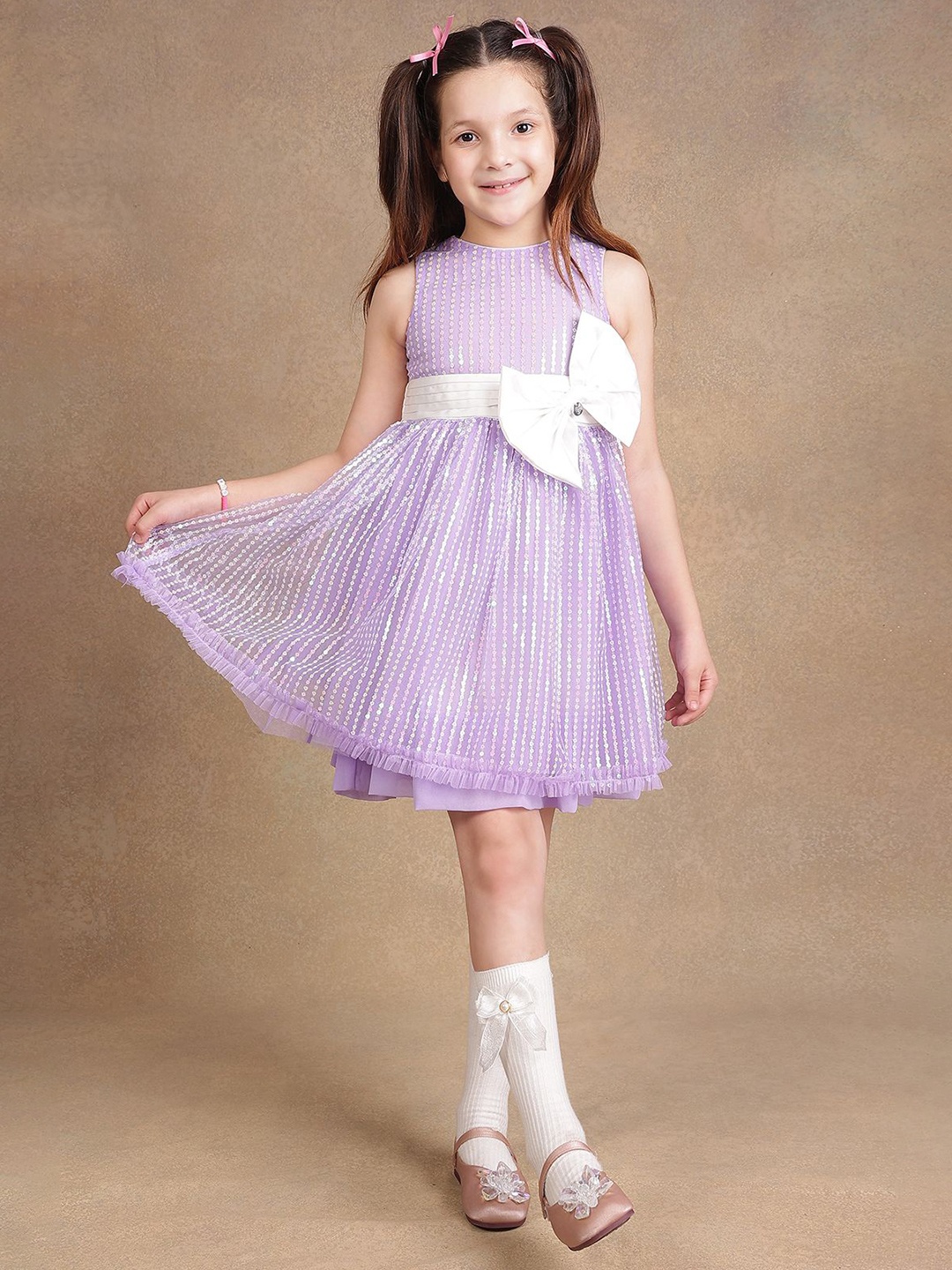 

One Friday A-Line Dress, Purple