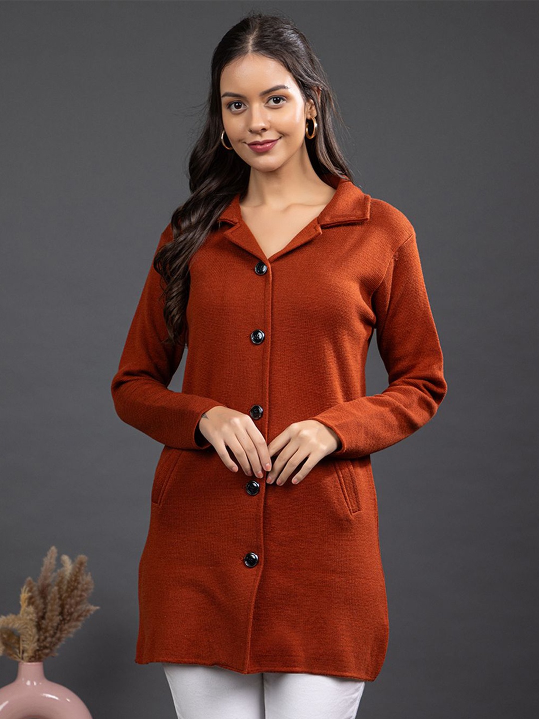 

Anouk Women Cardigan, Rust