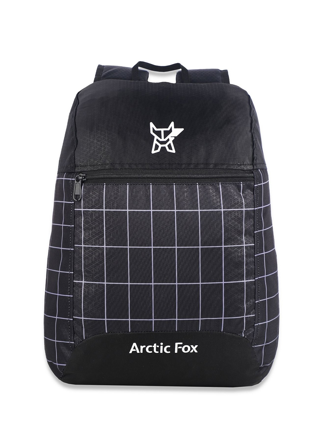 

Arctic Fox Unisex Brand Logo Backpack with Compression Straps, Black
