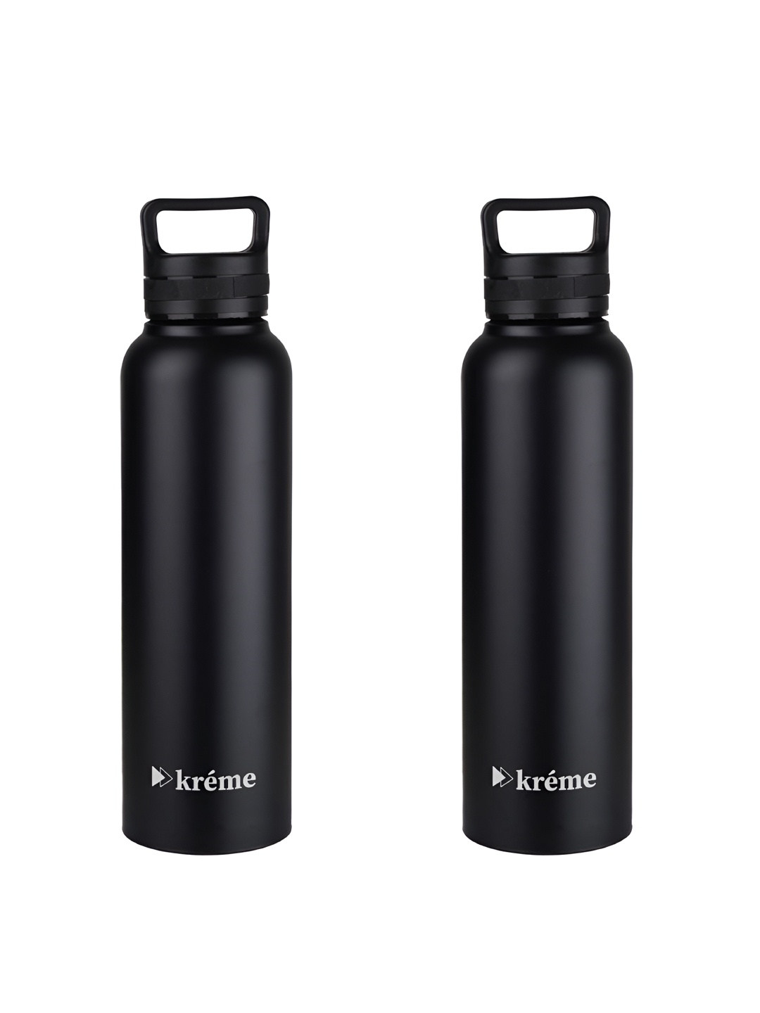 

Kreme Black & White Set of 2 Stainless Steel Printed Double Wall Vacuum Water Bottle