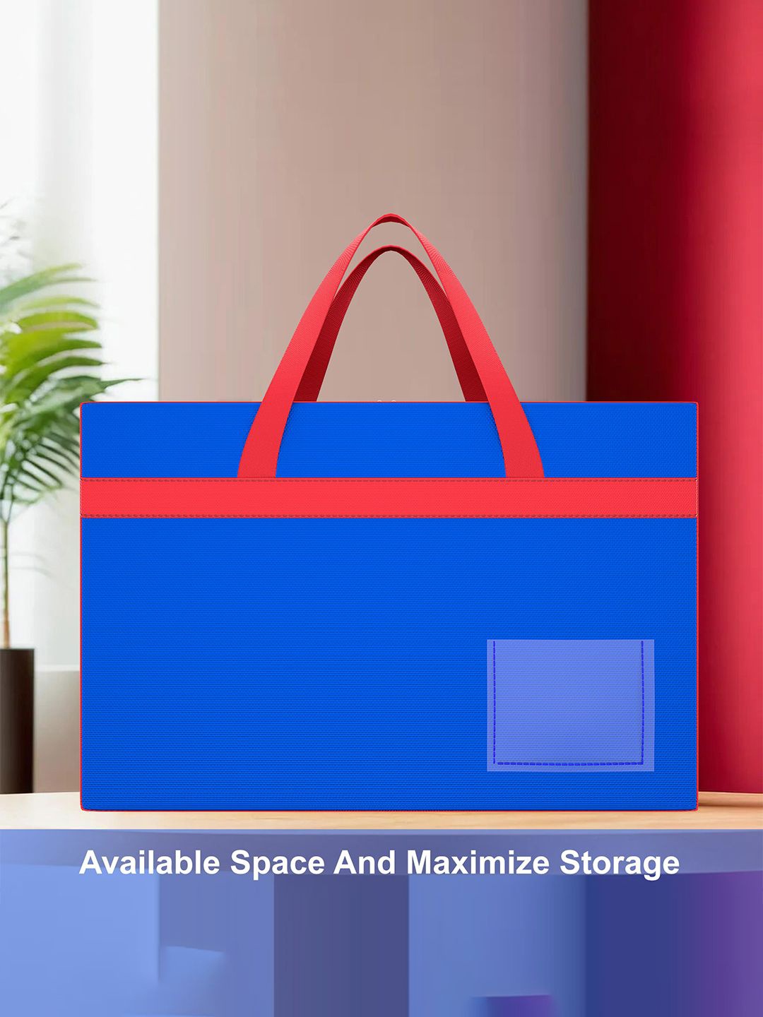 

Kuber Industries Blue Set of 1 Water Resistant Multi-Utility Organisers