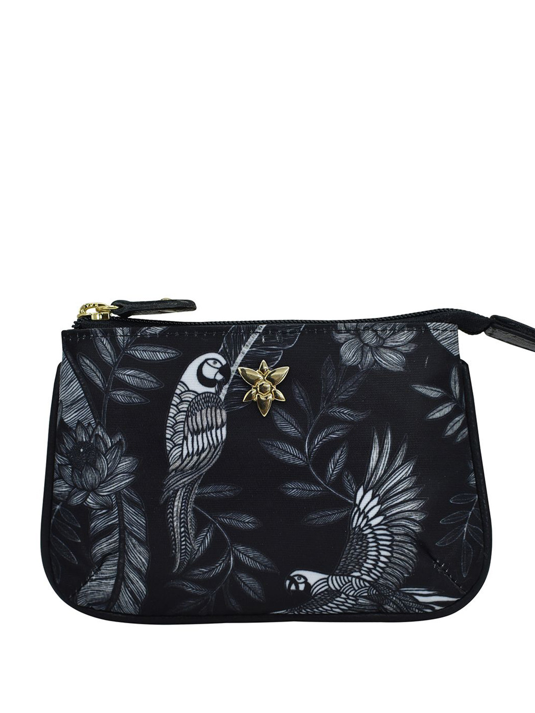 

Anuschka Printed Travel Pouch, Black