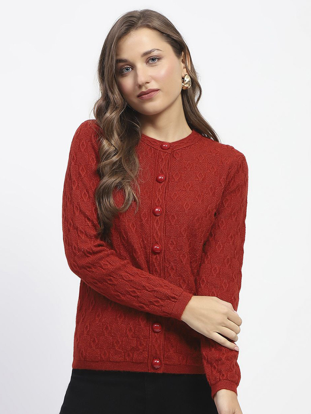 

Madame Women Cardigan, Rust
