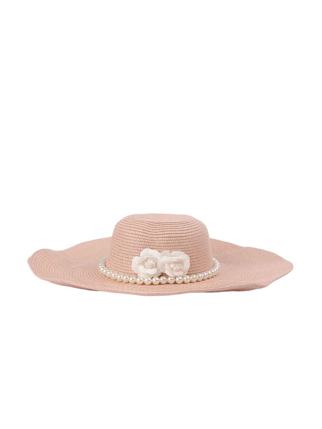 

ODETTE Women Beige Self Design Bucket Hat