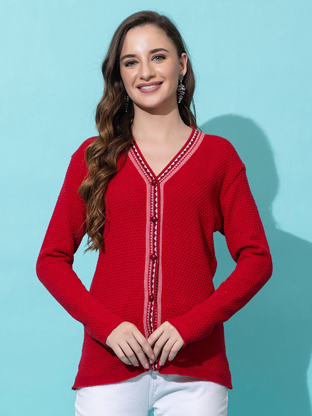 

Anouk Women Cardigan, Red