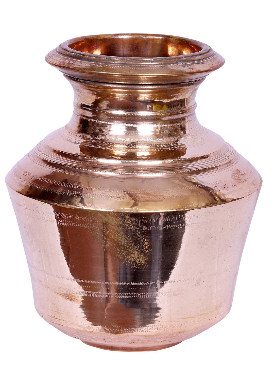 

Exotic India Copper Pooja Kalash, Brown