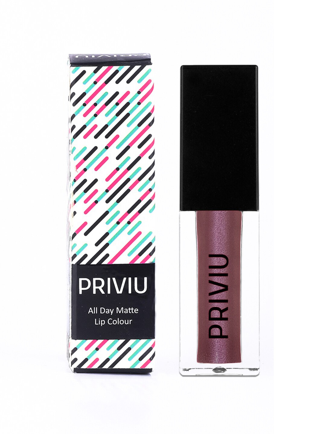 

PRIVIU All Day Matte Liquid Lipstick 4.5 ml - Mauve Quartz 482, Purple