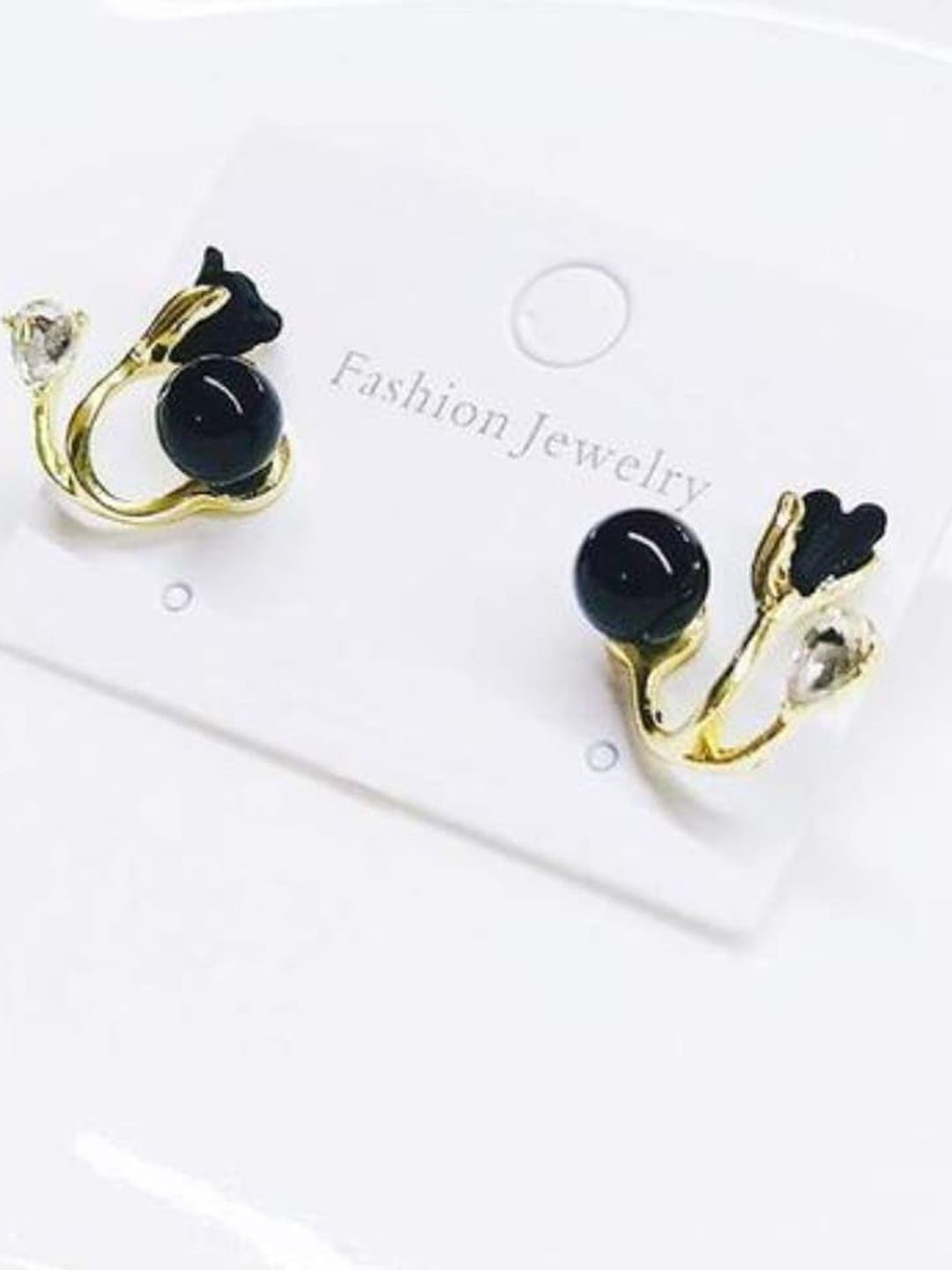 

KRENOZ Classic Studs Earrings, Black