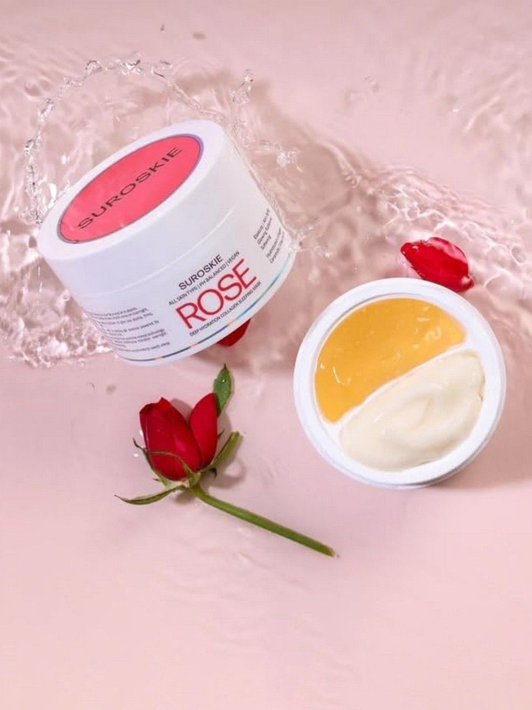 

SUROSKIE Rose Deep Hydration Collagen Sleeping Mask - 90g, White