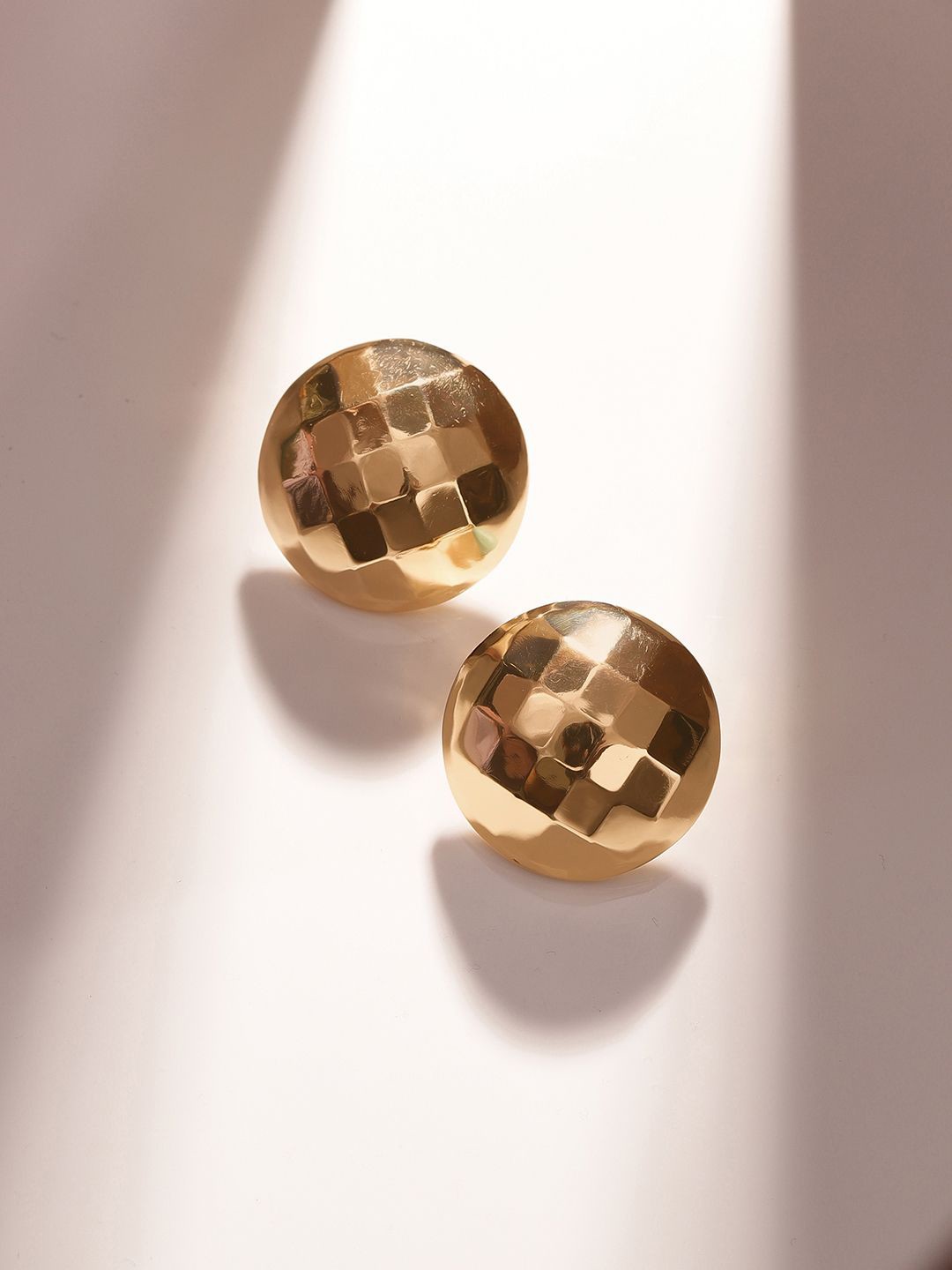 

Priyaasi Gold-Plated Circular Studs