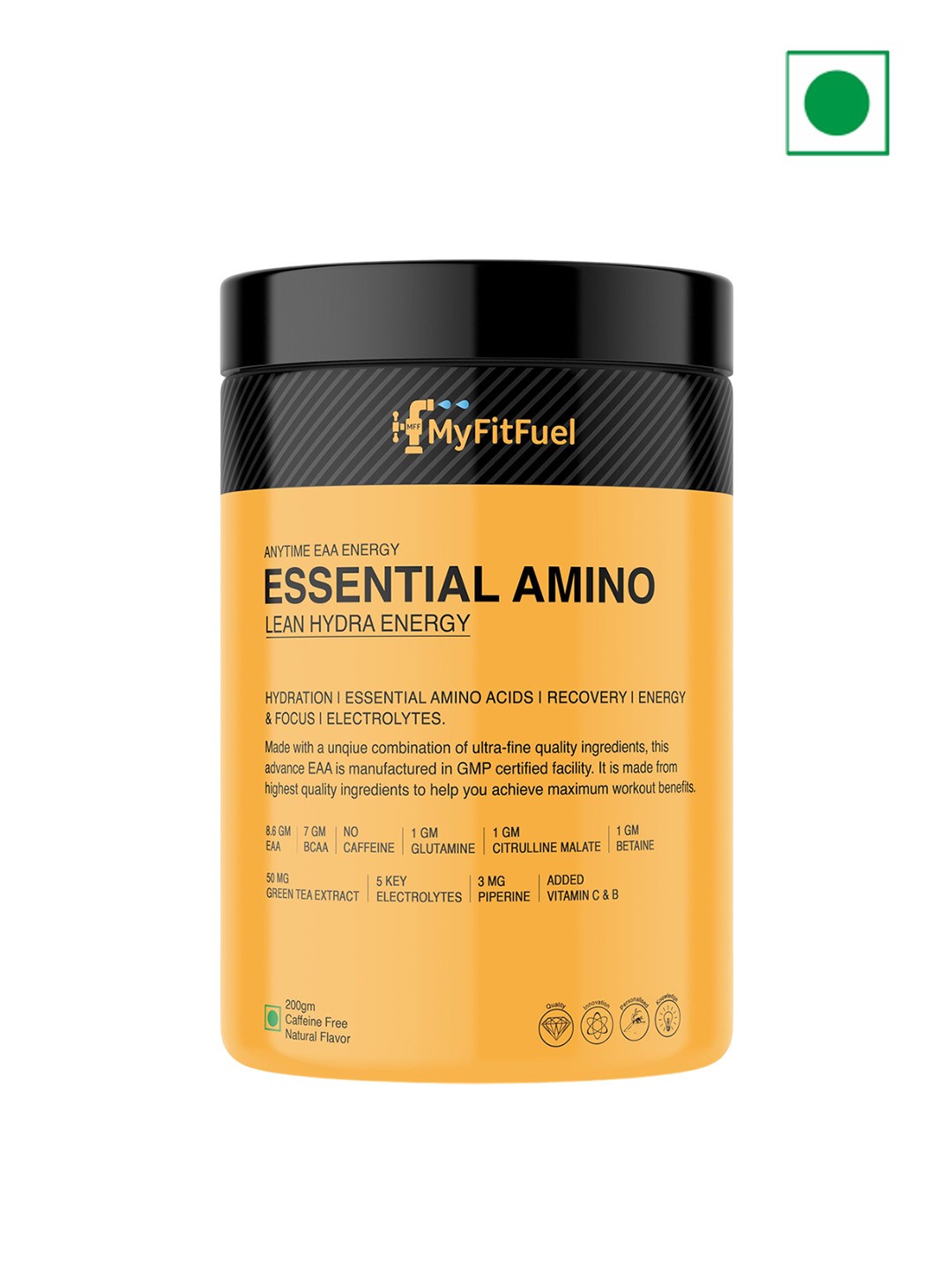 

MyFitFuel Anytime EAA Energy (Essential Amino Lean Hydra)-200g, Cream