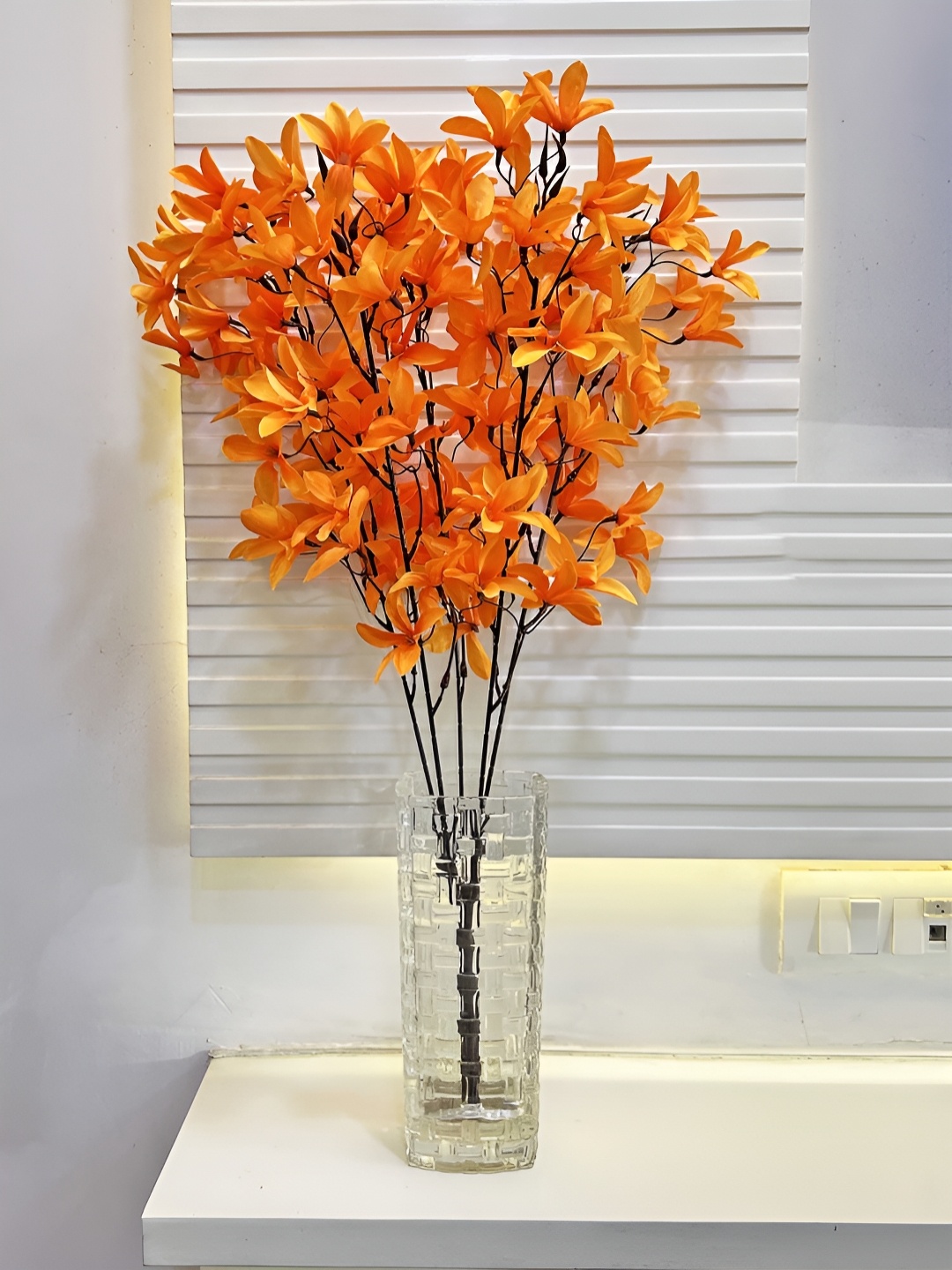 

ARTSY Orange 1 Pieces Magnolia Artificial Flower