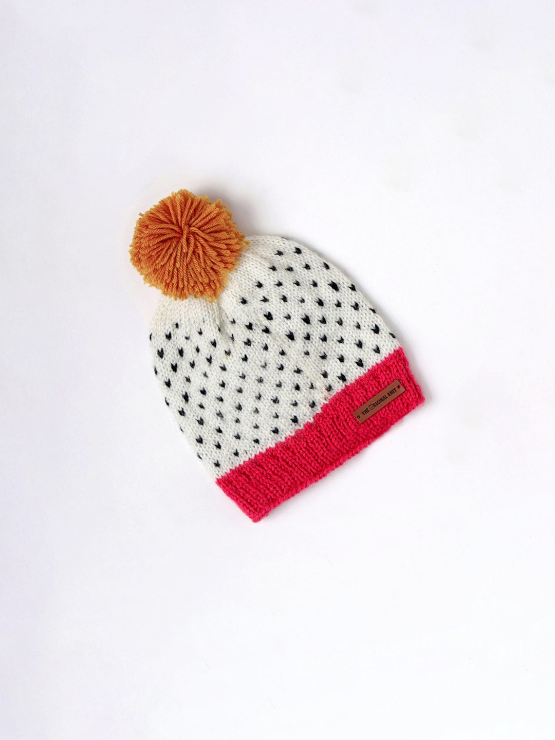 

The Original Knit Unisex Kids Printed Beanie, White