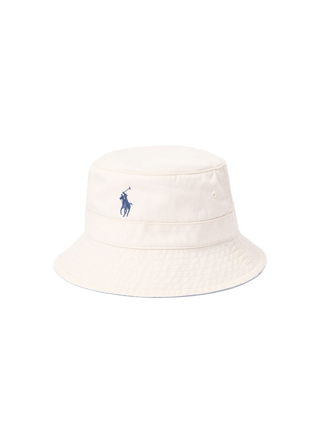 

Polo Ralph Lauren Men White Cotton Bucket Hat