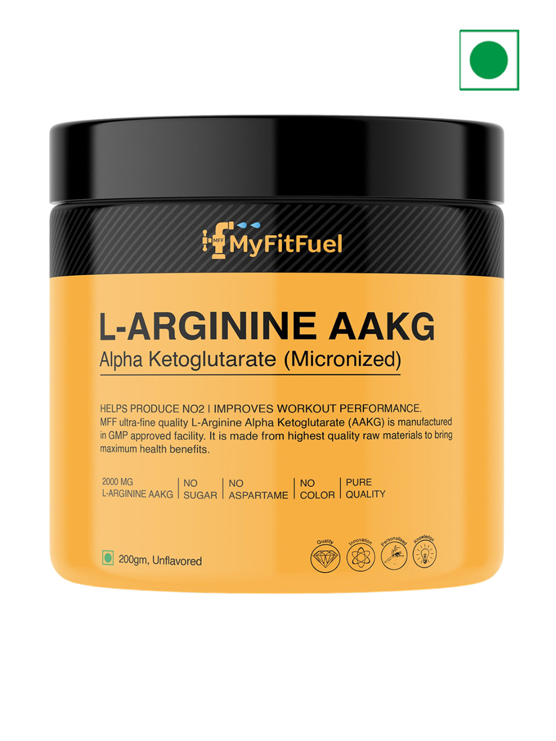 

MyFitFuel L-Arginine Alpha Keto Glutarate-200g, Cream