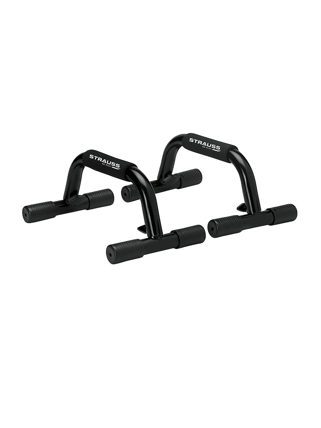 

STRAUSS 2 Pcs Push Up Bar, Black