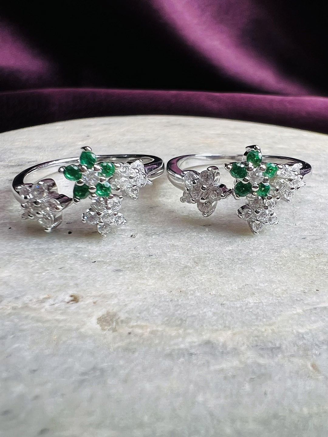

Arte Jewels Toe Rings, Silver