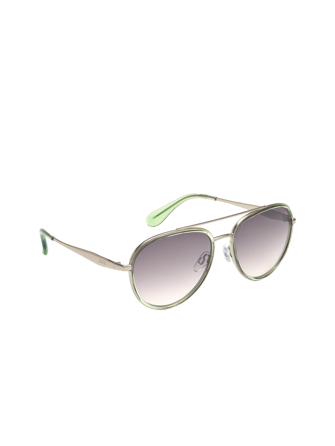

IDEE Women Aviator Sunglasses with UV Protected Lens, Brown
