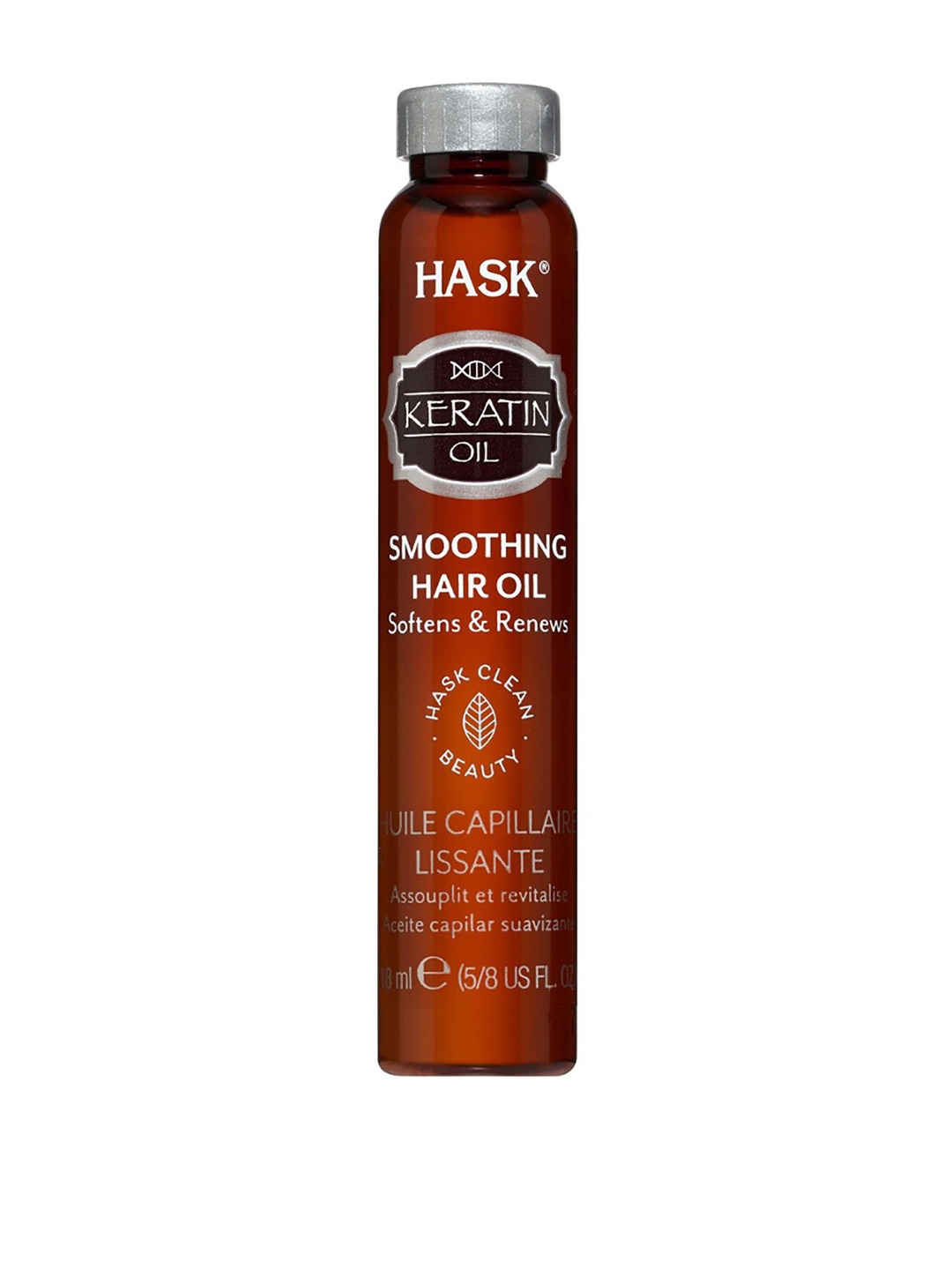 

HASK Keratin Smoothing Hair Oil -18ml, Brown