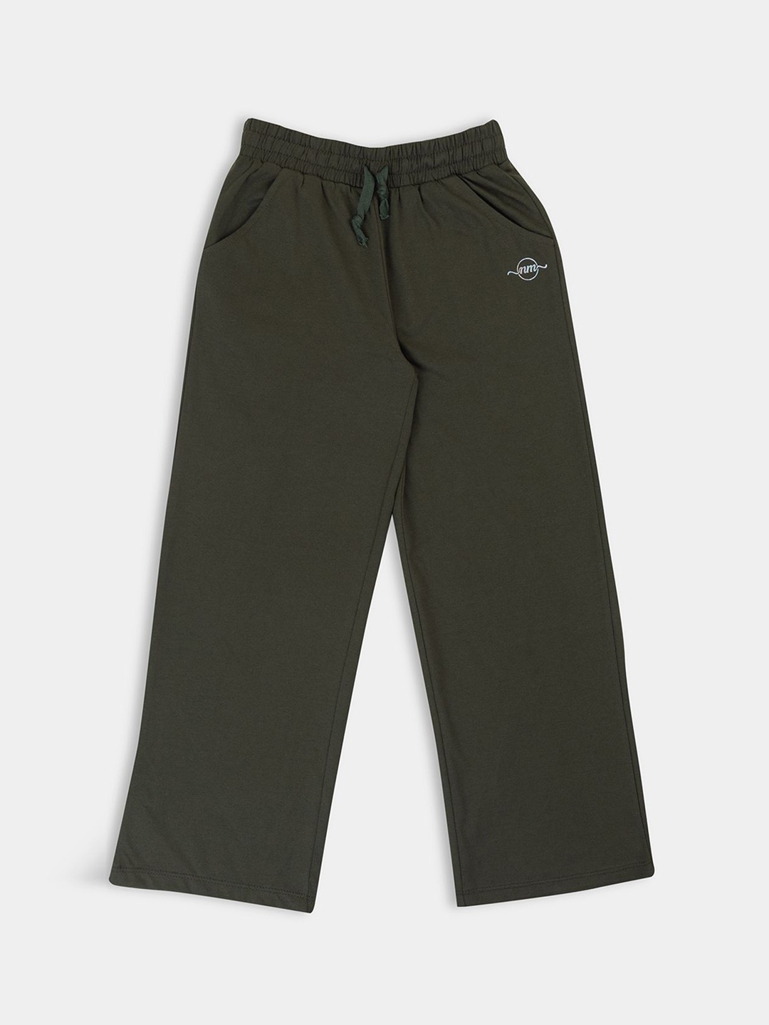 

PAMPOLINA Girls Mid Rise Ankle-Length Track Pants, Olive