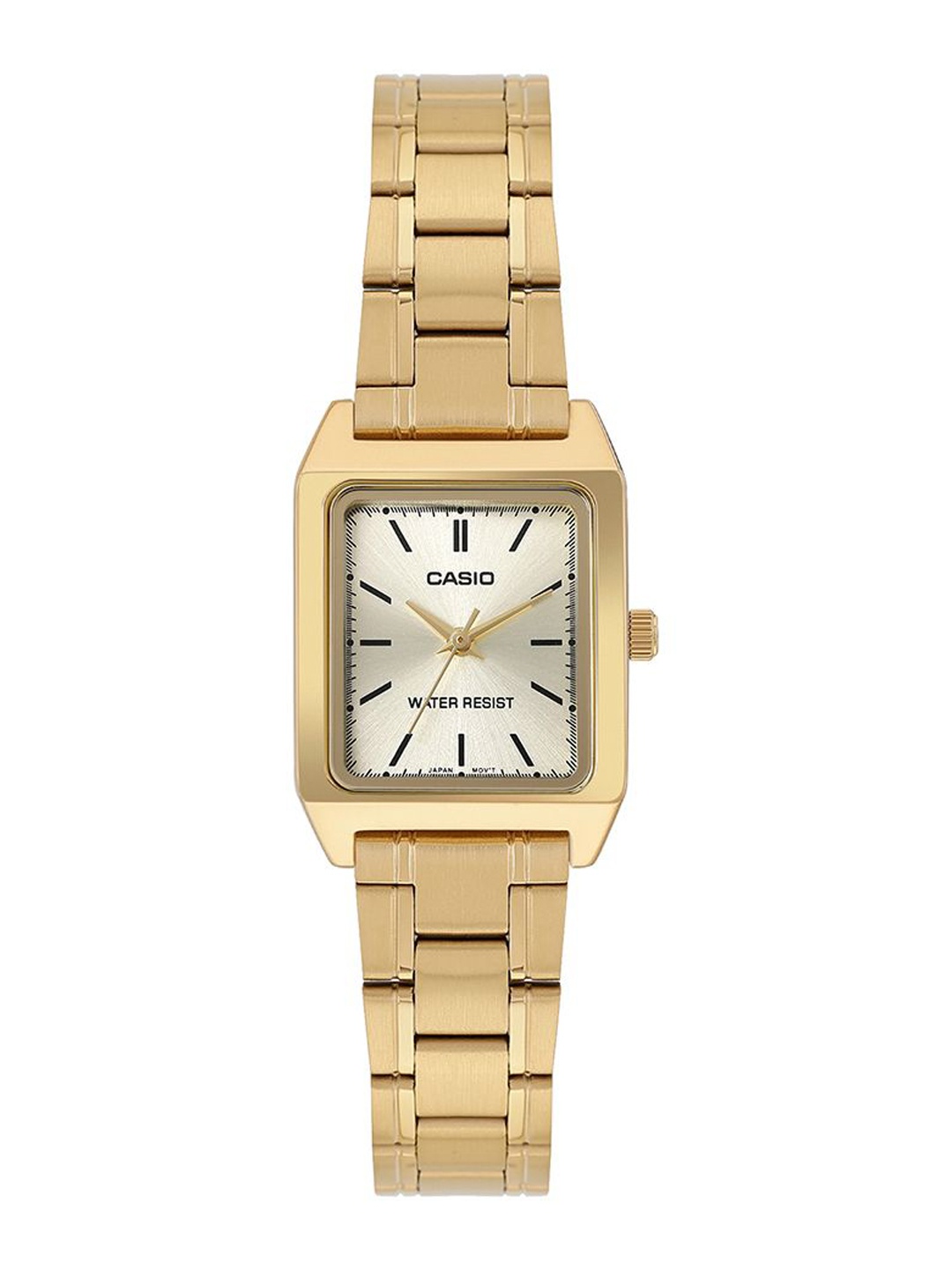 

CASIO Women Dial & Stainless Steel Cuff Straps Analogue Watch A2285, Gold