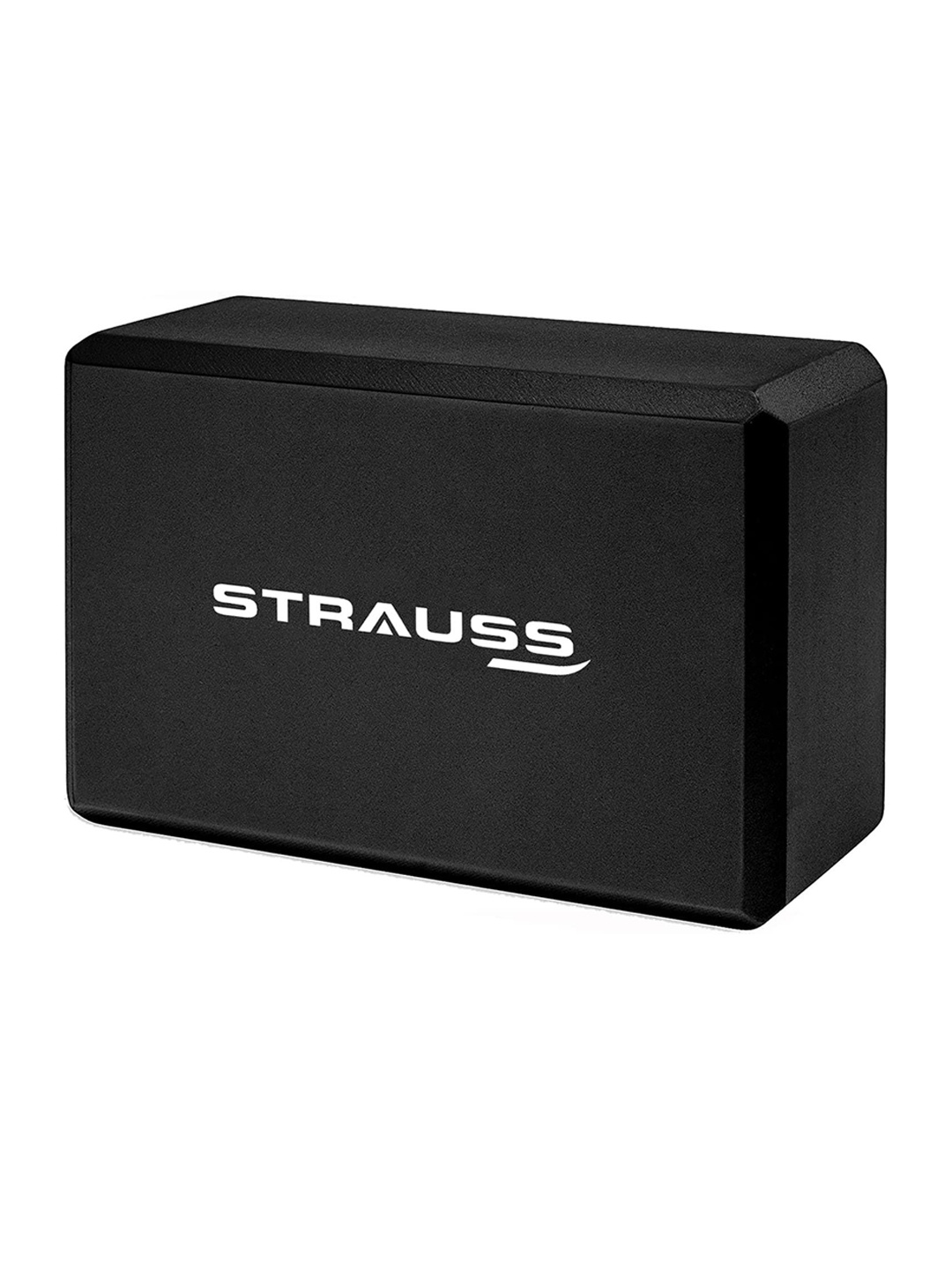 

STRAUSS High Density Yoga Block, Black