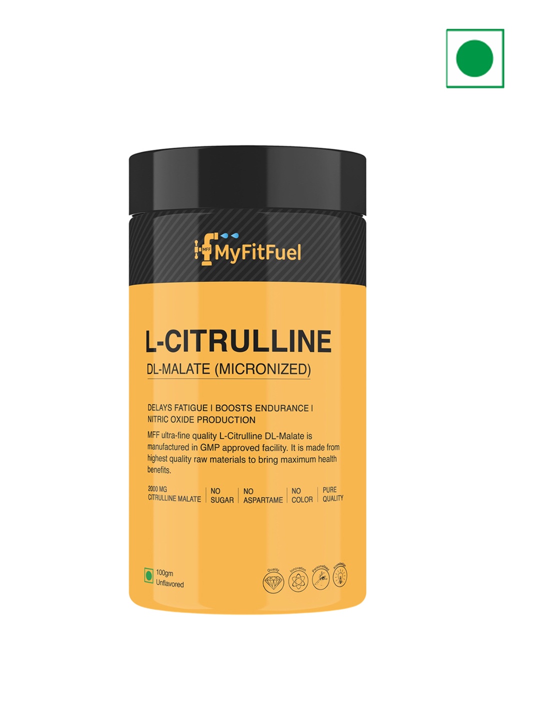 

MyFitFuel L-Citrulline DL-Malate Micronized - 100g, Cream