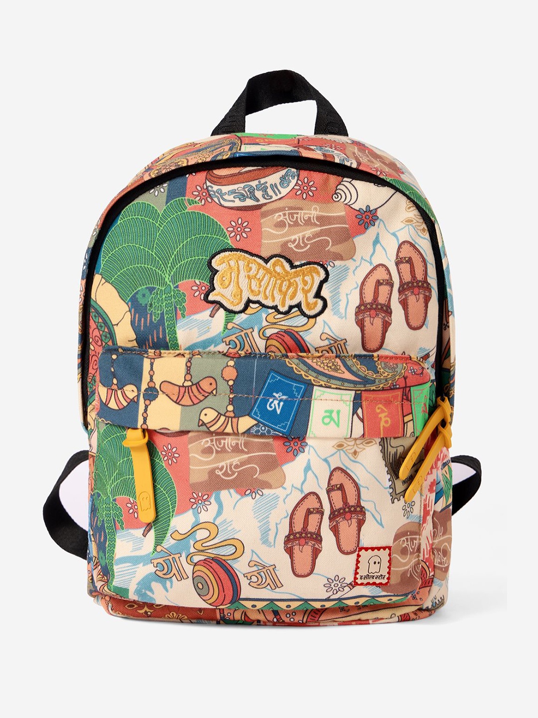 

The Souled Store Women Graphic Backpack, Red
